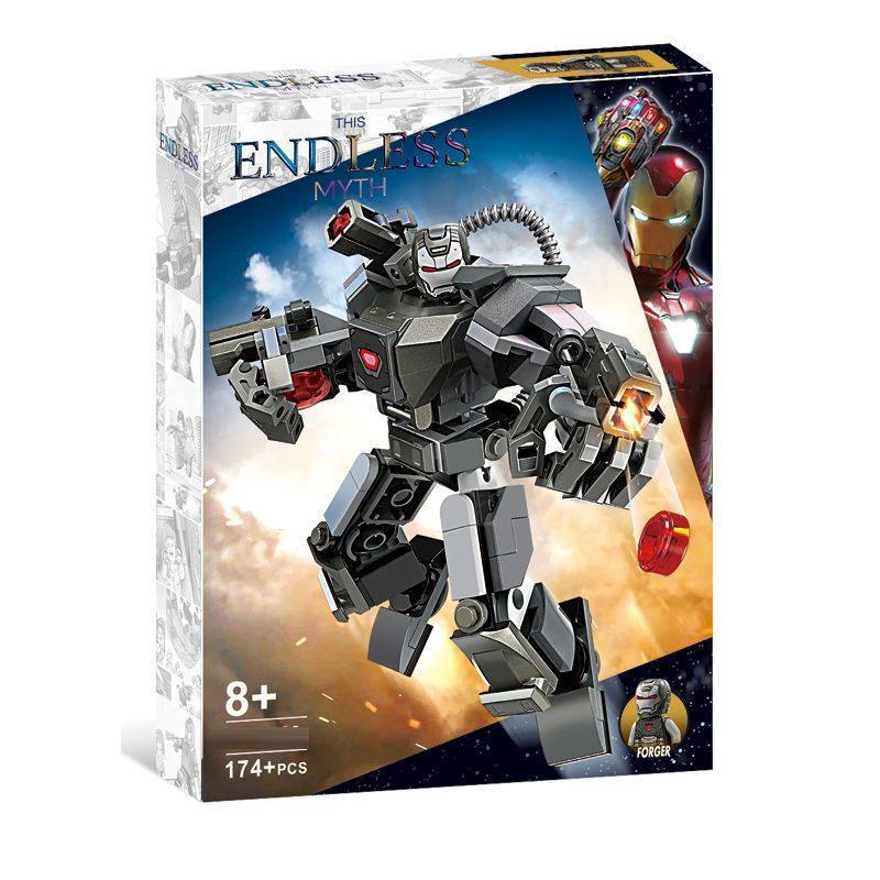 DADA Hobby DH1X ใช้งานร่วมกับ Super heroes The Avengers 76277 War Machine Mech Armor ES1 Building bl