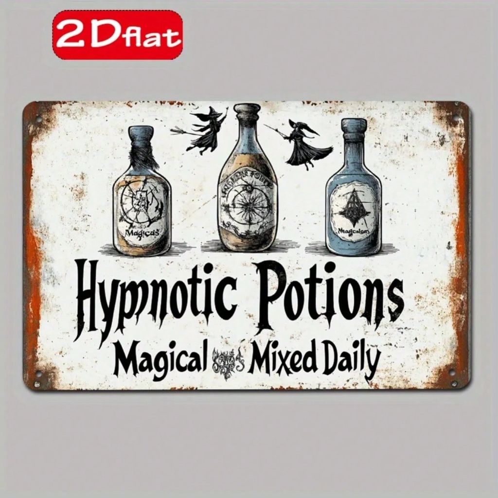 CIFbuy Halloween Magic Decor Vintage Witch Potion Bottle Set Home Spooky ของขวัญ