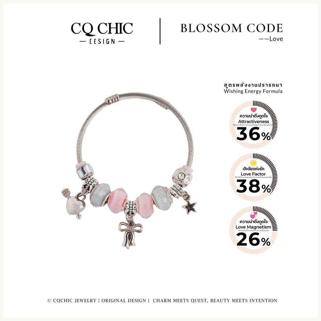 CQ CHIC  [5016] Love Energyสร้อยข้อมือโบว์พลังรักสร้อยข้อมือผู้หญิงของขวัญวันเกิดเครื่องประดับของขวั