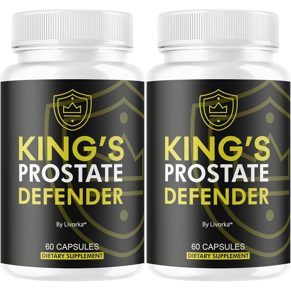 (2 Pack) Kings Prostate Defender Capsules - Official Kings ProstateDefender Pills Advanced Supplemen