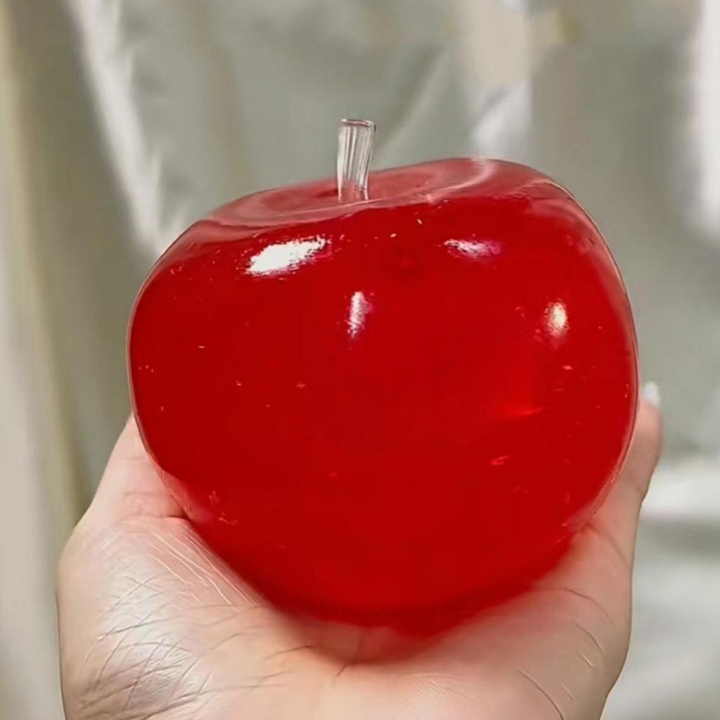 Big Apple Stress Ball Apple Fidget ของเล่น Non-Bounce Squeeze Ball ASMR Sensory ของเล่นเด็ก Anti-Str