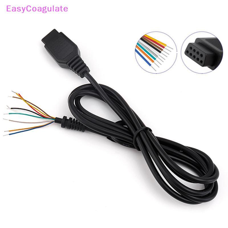 Eas สําหรับ Genesis 2 MD 2 ควบคุมสําหรับ Mega Drive 2 Gamepad Controller ขยายสายไฟ 9Pin เกมคอนโซลสาย