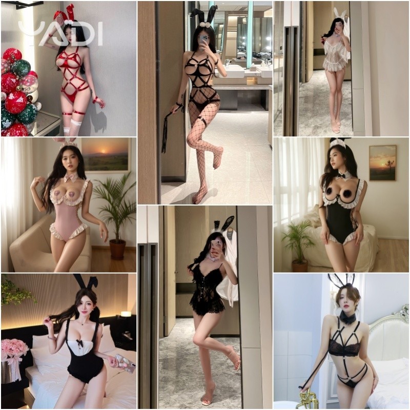 【YADI】พร้อมส่ง ไร้ขอบ บอดี้สูทเซ็กซี่ sexy ชุดบันนี่ รัดรูป เปิดหลัง แบบหนัง 💃🔥 กกน