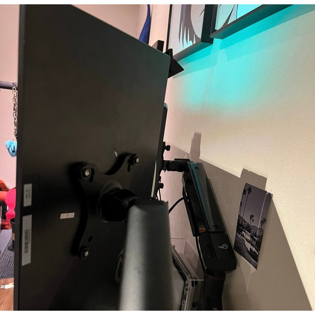 ขาจับจอคอม ขาจับจอ ASUS ROG XG16AHP 16นิ้วหน้าจอแบบพกพา vesa แผงอะแดปเตอร์แขนกล1/4รอบต่อ100มม. * 100