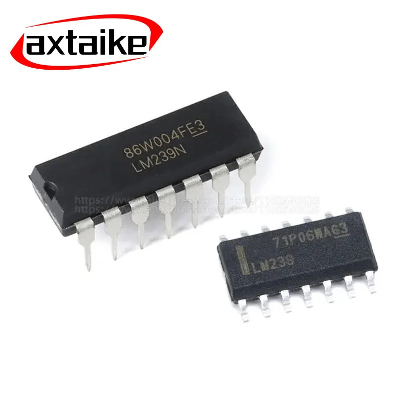 10 LM239 LM239N DIP-14 LM239DR LM239D LM239DT LM239ADR SOIC-14 LM239PW L239 TSSOP-14 SMD จําลองวงจรร