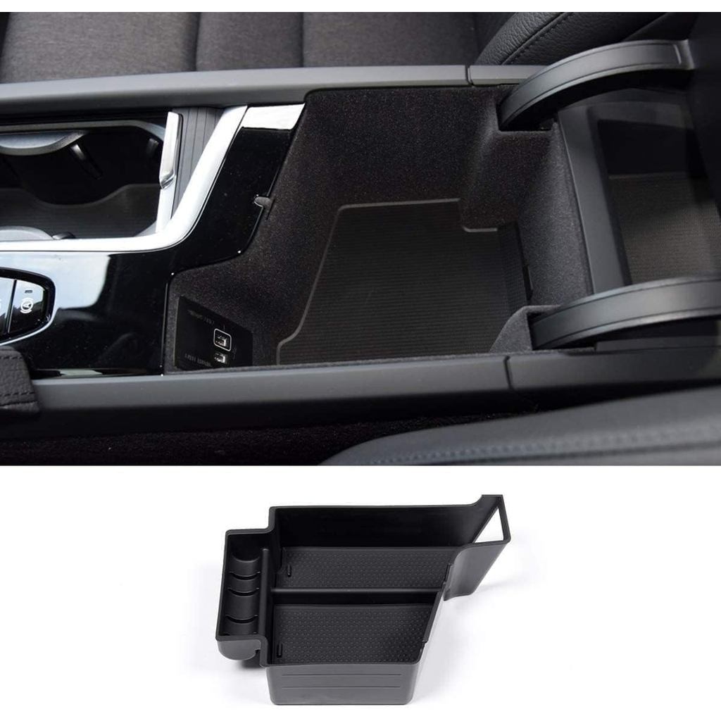 คอนโซลกลางที่เท้าแขนกล่องเก็บ Organizer ถาดโทรศัพท์อุปกรณ์เสริมสําหรับ Volvo S90 xc90 v90cc 2017-202