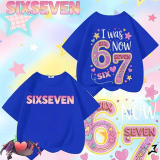 เด็กชายและเด็กหญิงแขนสั้น T เสื้อยืดเด็ก 6 7 (SIX SEVEN) ตัวการ์ตูน Tee หลวม Fit เสื้อยืด Unisex