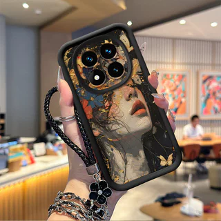 เคสสําหรับ Redmi NOTE 15 Pro 5G สีดําเทรนด์ภาพซิลิโคนอ่อนนุ่มเคสป้องกันโทรศัพท์ TYHS