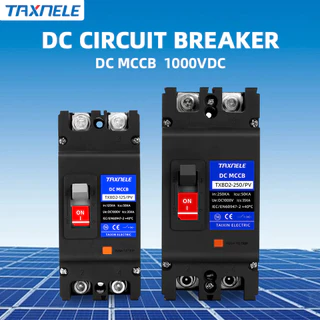 Dc MCCB 2P 1000V DC Solar Molded Case Circuit Breaker MCCB Overload Protector Solar PV 125A 250A 150A