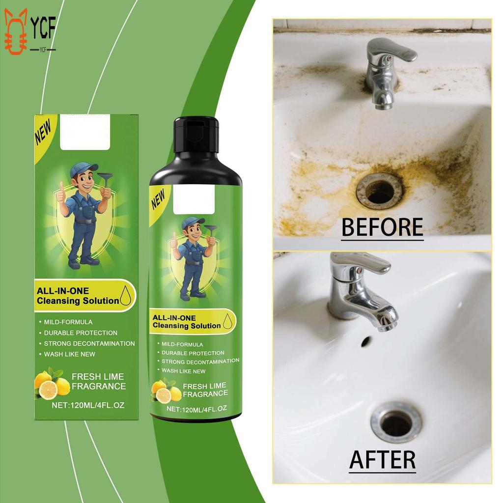 120ml Stubborn Grease & Grime Remover น้ํายาทําความสะอาดอเนกประสงค์สําหรับห้องครัวและห้องน้ํา