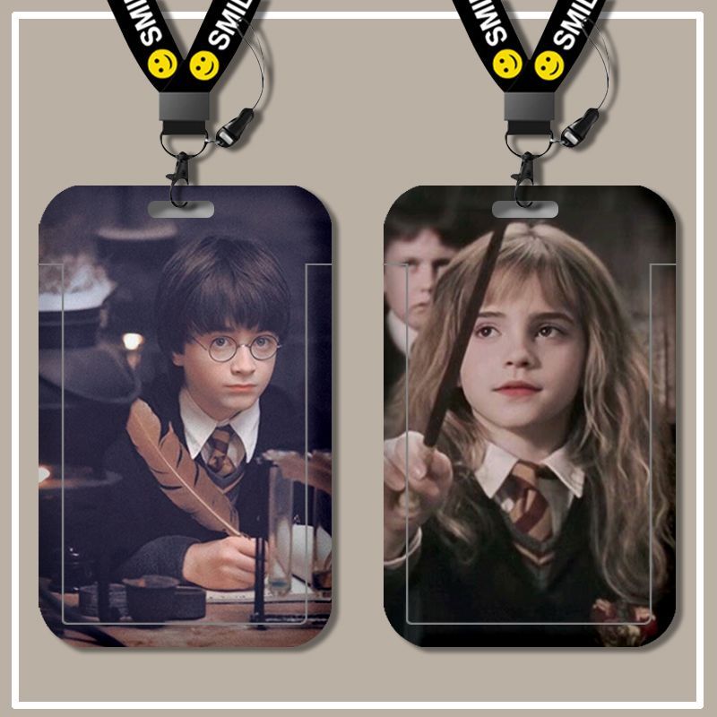 Harry Potter DIY Student Name Card Holder ID Card Cover ABS Protection MRT Case