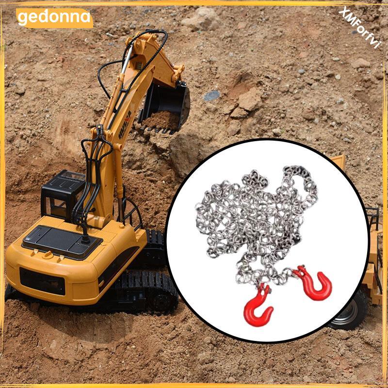 [gedonna] RC Hook Chain พร้อมตะขอพ่วง ติดตั้งง่าย การก่อสร้างโลหะน่าดึงดูด สําหรับ 1/12 MN82 MN86SK-