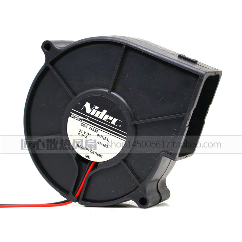 [Radiator] NIDEC GAMMA29 9730 24V 0.25A D09F-24SS2 12B พัดลมเทอร์โบเงียบ