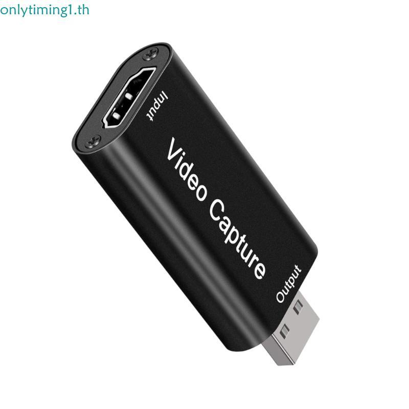 Onlytiming Game Video Capture Card USB2 0 ถึง HDTV 1080P 30Hz Recorder วิดีโอเกม