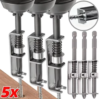 1/3/5 ชุดสกรูยึดสปริงโหลด - ตัวยึดดอกไขควงป้องกันการหล่น - DIY Home Repair สกรูสากล