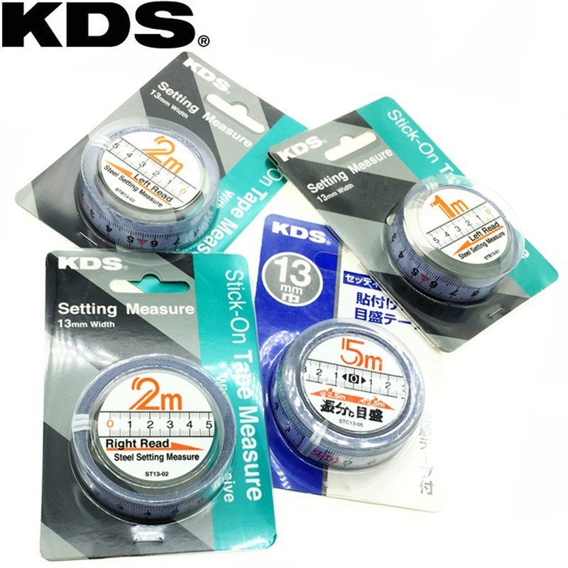 ญี่ปุ่นนําเข้าไม้บรรทัดกาว KDS Positive Reverse Steel เทปวัด EOU8