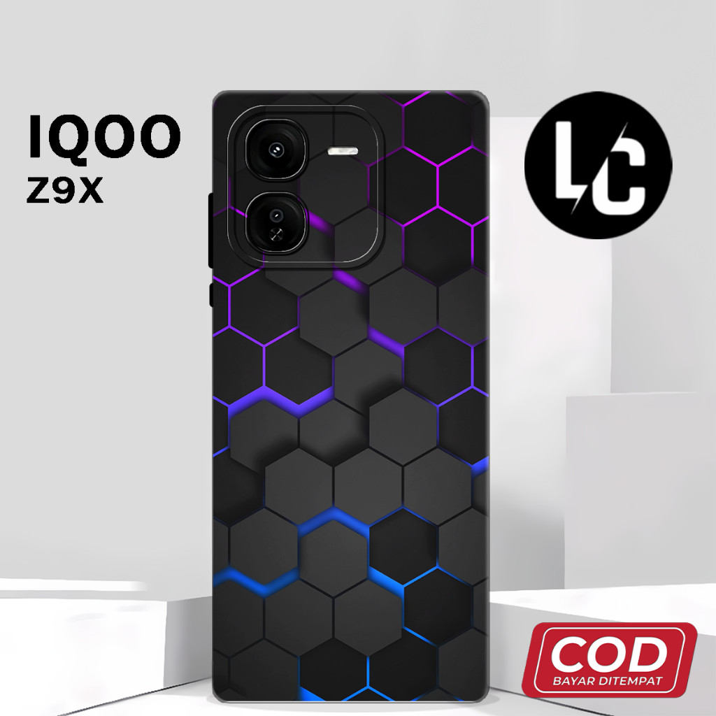 ( AQ 33) ยืดหยุ่นยาง Softcase สําหรับ vivo iQOO Z9x ซิลิโคน l Pro กล้อง l ล่าสุด casing l เคสสําหรับ