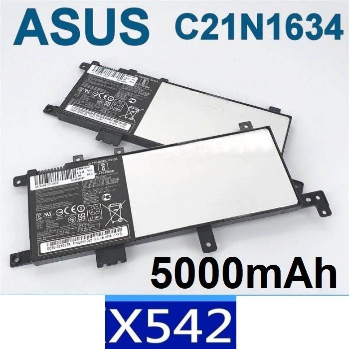 แบตเตอรี่แล็ปท็อป ASUS C21N1634 F542BP F542UA F542UN F542UQ F542UR A542UQ A542U A542 A580U FL5900L R