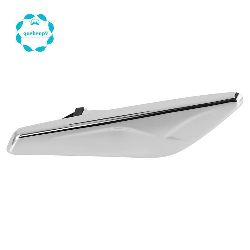[Fast Q9]สําหรับX3 X4 F25 F26 2013-2017 ด้านหน้าขวาด้านข้างChrome Trim Finisher MARKERเลี้ยวไฟสัญญาณ