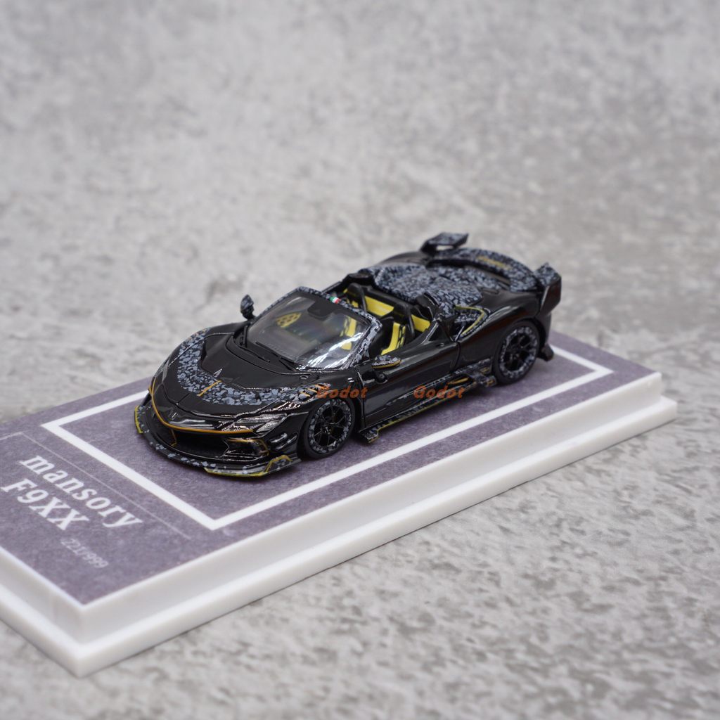 [คลังสินค้าพร้อมขายร้อน] MJ 1: 64 Ferrari sf90 F9XX MANSORY โมเดลรถโลหะผสมเครื่องประดับคอลเลกชัน