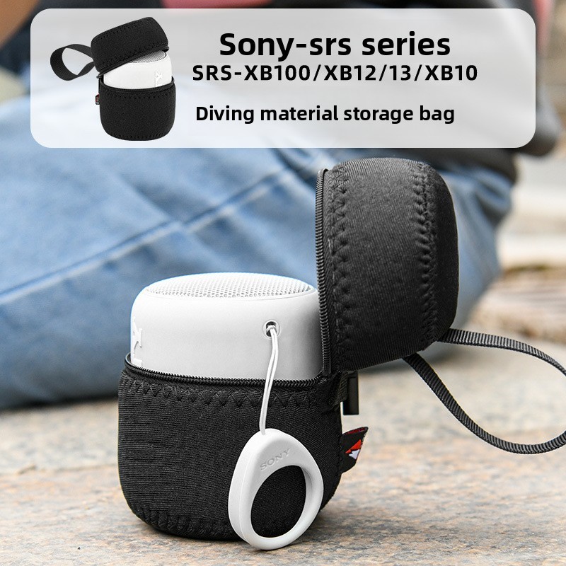 เหมาะสําหรับกระเป๋าลําโพง SONY SRS-XB100/XB12/13/XB10 กระเป๋าเก็บลําโพงนีโอพรีน Sony
