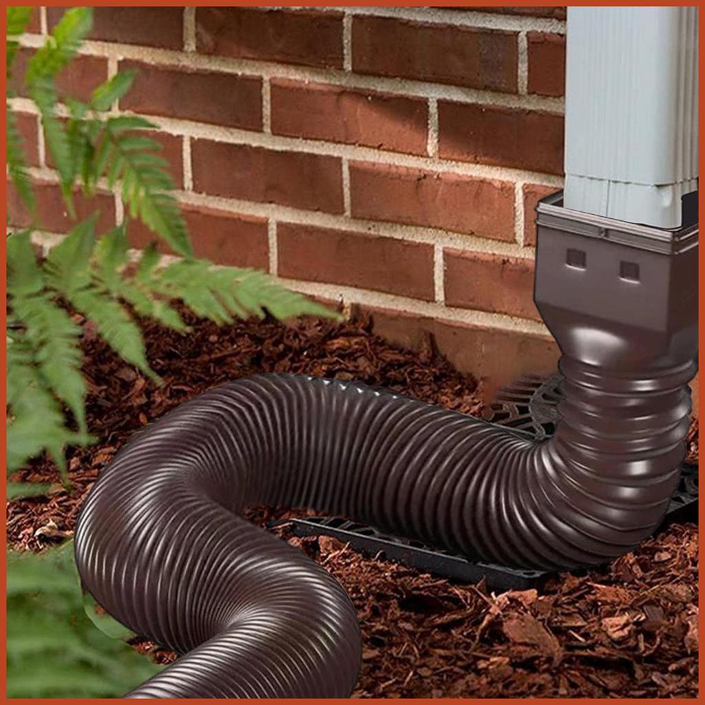 Down Spout Drain Extension Rain Gutter Downspout Drain Extender ยืดหยุ่น Downspout Extender Diverter