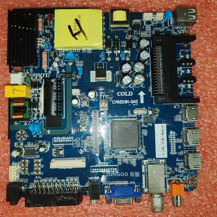 CV9203H-Q42 เมนบอร์ดทีวี LCD สามในหนึ่งเดียว 94--100v 440ma 1920x1080 CV9203H Q42