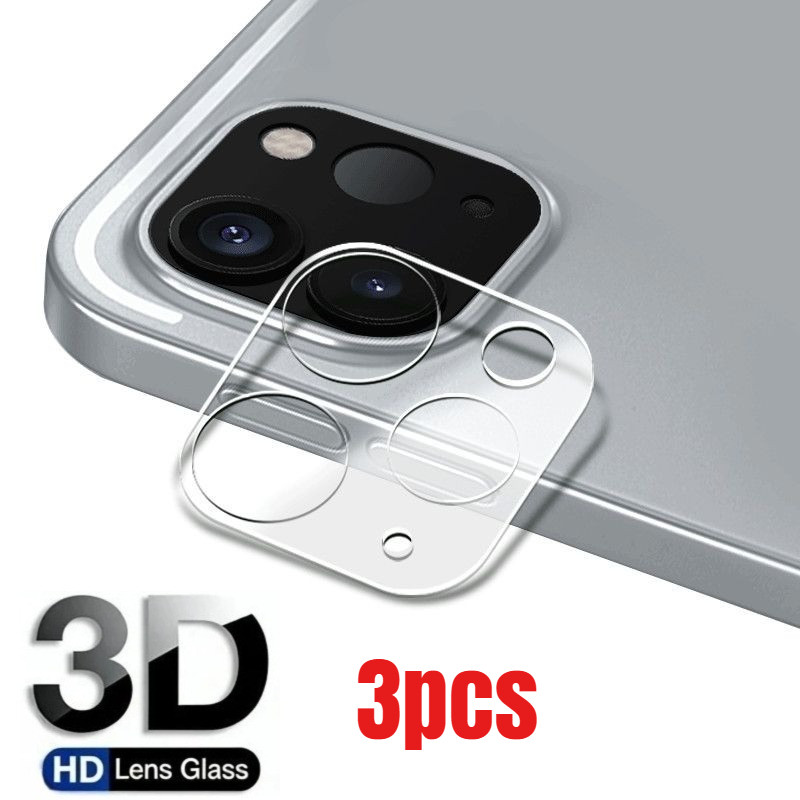 1-3 ชิ้นด้านหลังกล้องเลนส์ProtectorสําหรับiPad Pro12.9 Pro11 HDกล้องเลนส์ProtectorสําหรับiPad Pro 12.9 11 2024 2025 2022 2020 2021 โทรศัพท์กลับเลนส์ฟิล์มกระจกนิรภัย