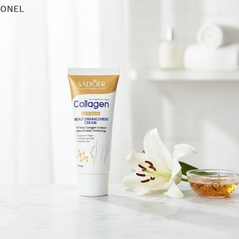 ONEL ครีมคอลลาเจนยกกระชับหน้าอกสําหรับผู้หญิงกระชับและขยายน้ํามัน AntiAging Body Care สําหรับสปาความ
