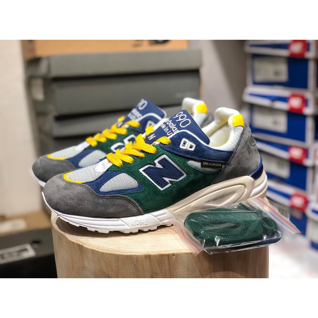 New Balance 990v2 Premium Series Classic Retro Casual Sports Jogging Shoes DIK9