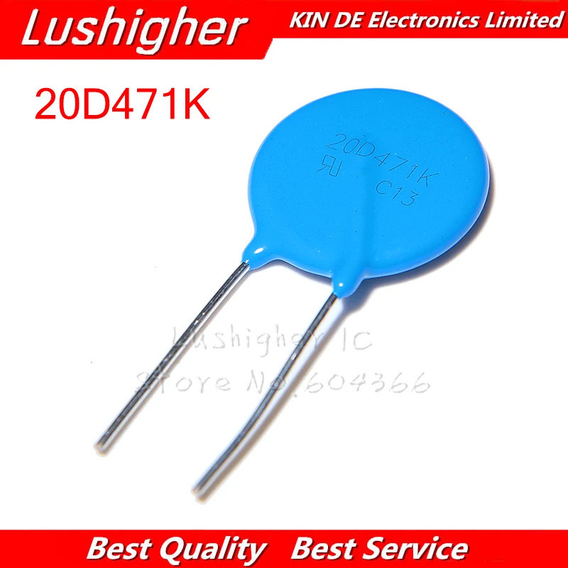 5 ชิ้น Vartor 20D471K 470V Piezoresistor 20D471