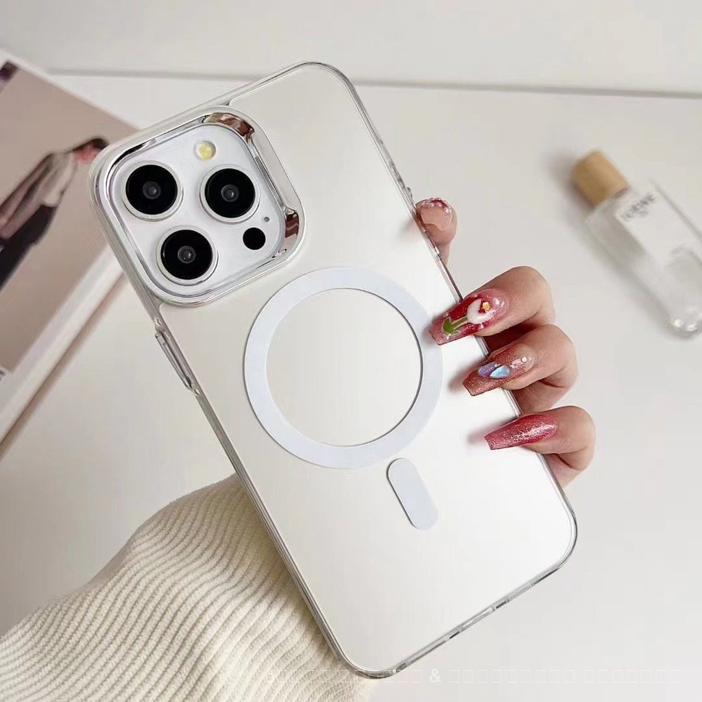 เคส iPhone 15 16 17 Pro Max กันกระแทก ผิวด้าน ไม่เป็นรอย รองรับชาร์จไร้สาย เคสบาง