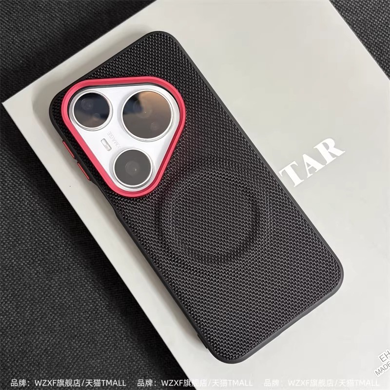 พื้นผิวแม่เหล็กกันกระแทกเคสโทรศัพท์สําหรับHUAWEI Pura 70 80 Pro + P80 P70 Ultra Nova 15 14 Ultra/Pro Premium Minimalist Aestheticกรณีเลนส์โลหะกรอบฝาครอบป้องกัน