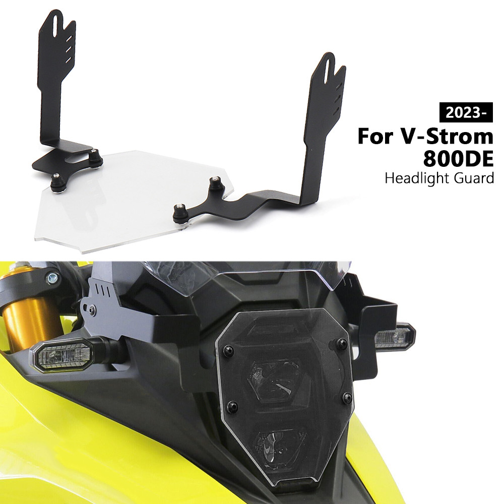 ENew Headlight Cover For SUZUKI V-STROM 800DE 800de Motorcycle Acrylic Headlight Guards V-Strom 800 