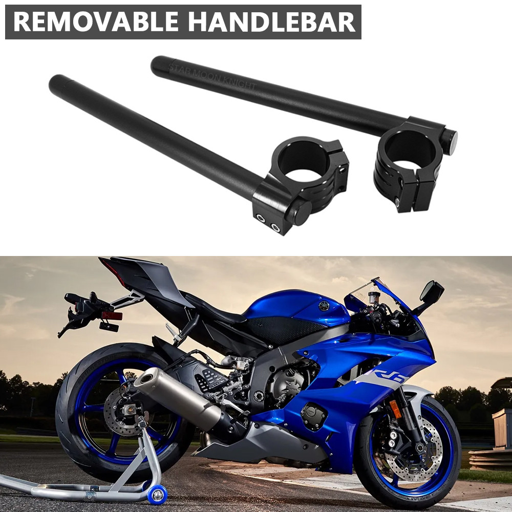 EMotorcycle Clip on Ons Fork Riser Regular Handlebar For Yamaha YZF-R1 YZF-R7 YZF-R6 YZF-R3 YZF-R25 