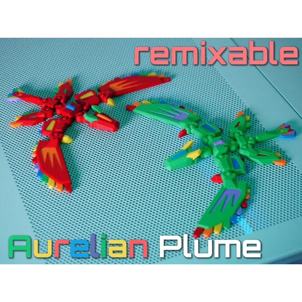 [Meow.sensei]Aurelian Plume - 龙模型套件