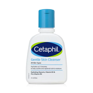 Cetaphil Gentle Skin Cleanser 118ml คลีนเซอร์ เซตาฟิล ทำความสะอาดได้หมดจด พร้อมบำรุงผิวให้นุ่มชุ่มชื้นไม่แห้งตึงล้าง...