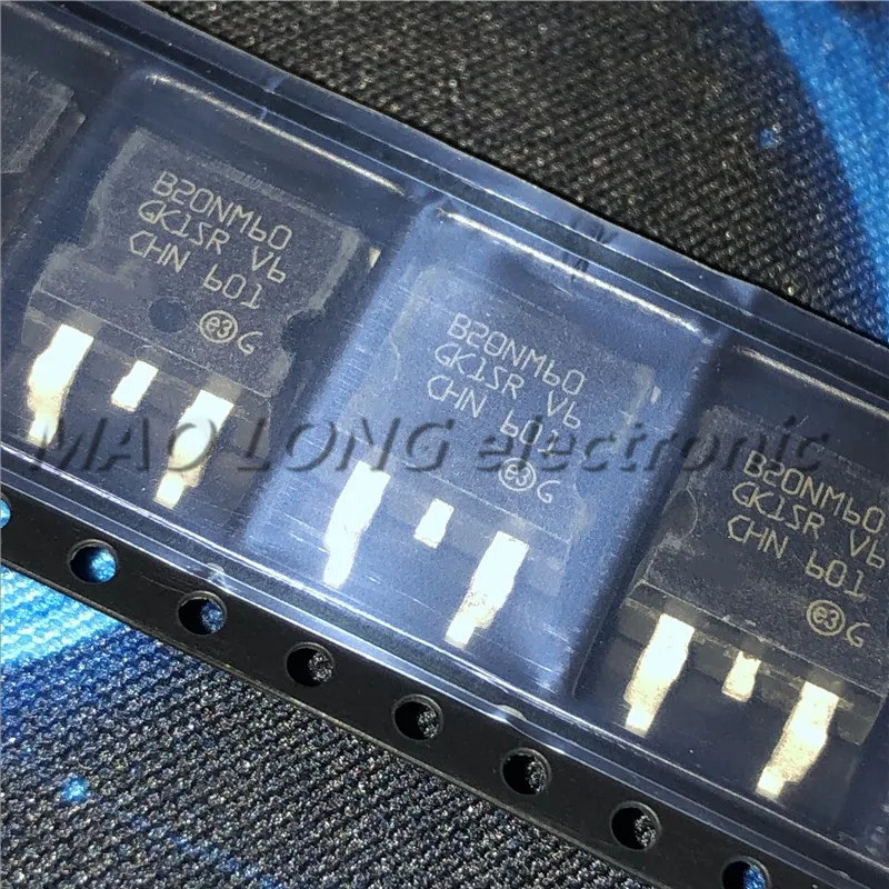 5 ชิ้น/ล็อต B20NM60 STB20NM60 TO-263 20A/600V N-Channel MOSFET ยี่ห้อใหม่ SCGJ