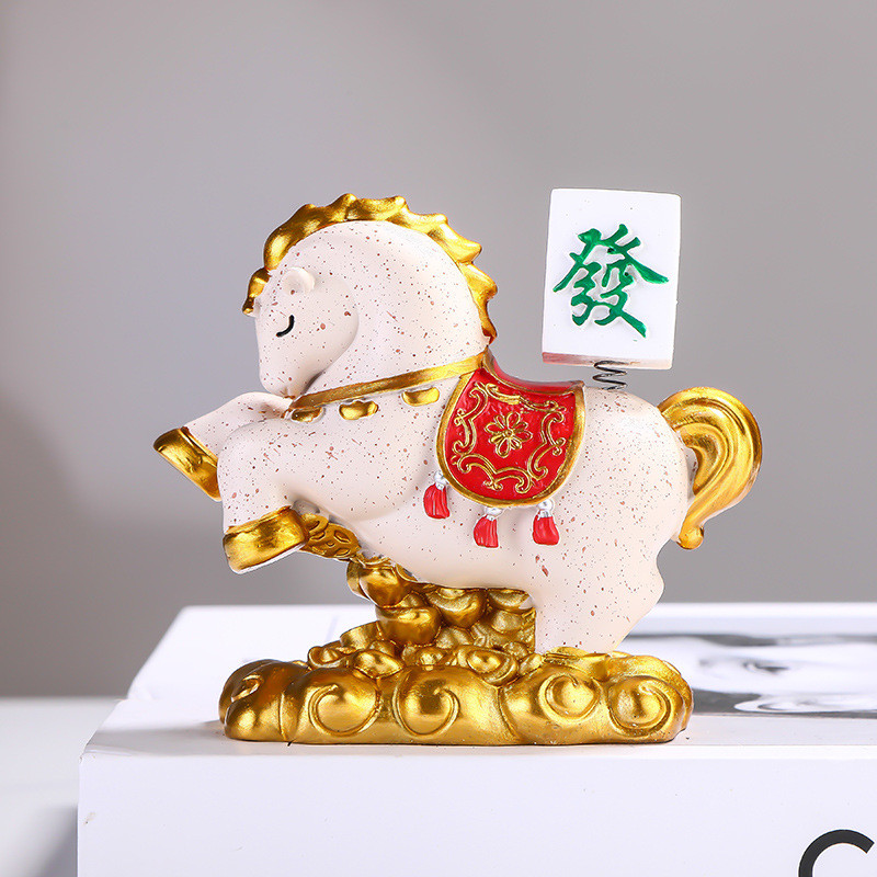 ม้าจีน ของแต่งบ้าน ตกแต่งโต๊ะ ตกแต่งบ้าน ตกแต่งห้อง ของตกแต่ง ตกแต่งคอม แต่งบ้าน ตกแต่งคาเฟ่ ตกแต่งรถ ตกแต่งสวน ตกแต่งประตู บ้านปลา ของขวัญปีม้า วัสดุเรซิ่น ของที่ระลึกน่ารัก สำหรับตั้งโต๊ะ รับทรัพย์ทันที คุณภาพดี - รูปที่ 7