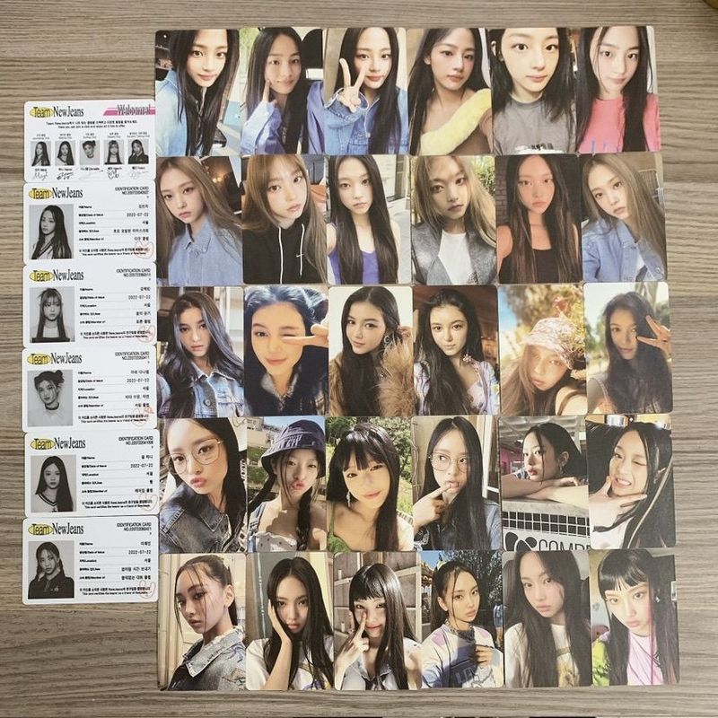 [สต๊อกพร้อม] newjeans Girl Group Whale Debut Album Photocard Single Cover Daniel Haerin