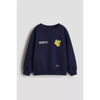 H&M(เอชแอนด์เอ็ม) เสื้อสเวตเตอร์พิมพ์ลาย Boys Printed sweatshirt 1313580_7