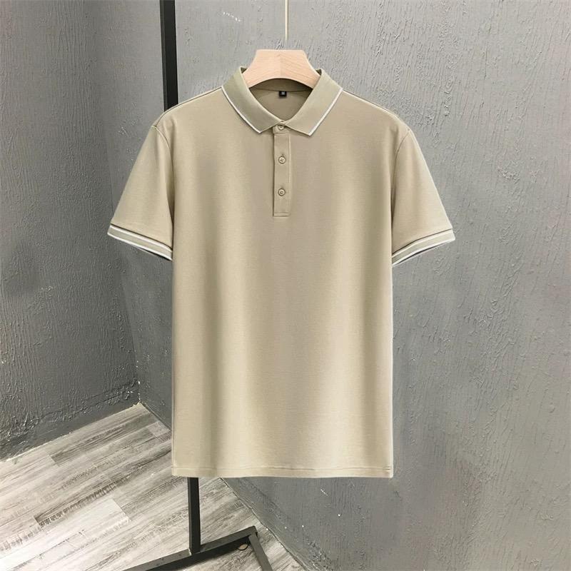 สุภาพบุรุษ เสื้อpolo แขนสั้น คอปก แฟชั่นฤดูร้อน ชุดผู้ชาย Polo Shirt Clothing คอปก