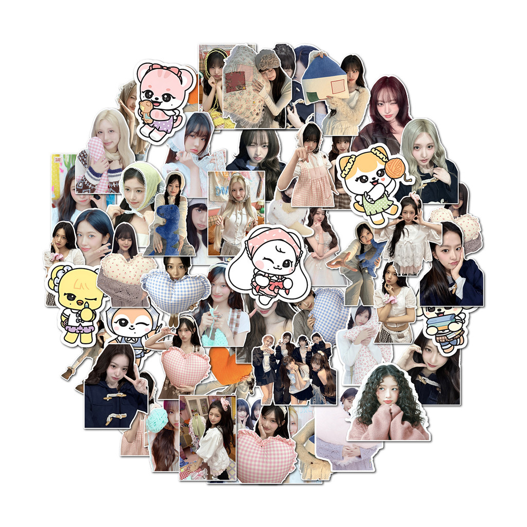 55 ชิ้น ive2026 สติ๊กเกอร์ปฏิทินตั้งโต๊ะฤดู Wonyoung
