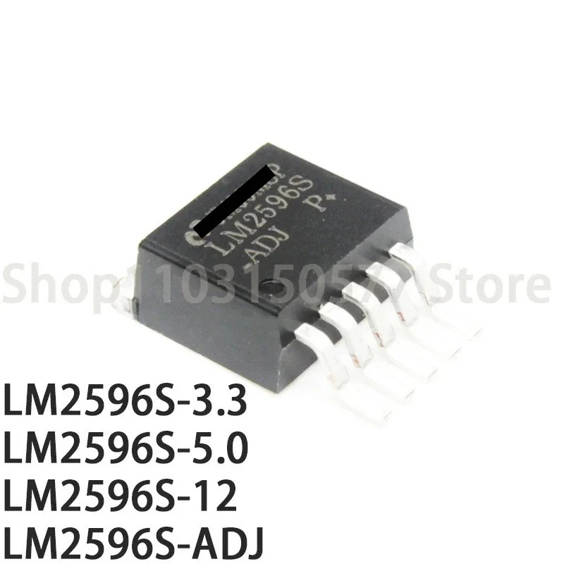 5PCS LM2596S-3.3 LM2596S-5.0 LM2596S-12 LM2596S-ADJ TO-263-5 Field Effect ทรานซิสเตอร์