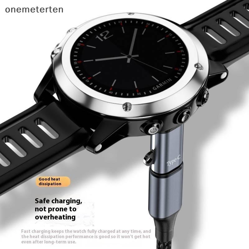 Rten 1 ชิ้น Smart Watch Chargering Converter สําหรับ Fenix 7 7X 5S 6 6X 6S PRO ประเภท C อะแดปเตอร์ชา