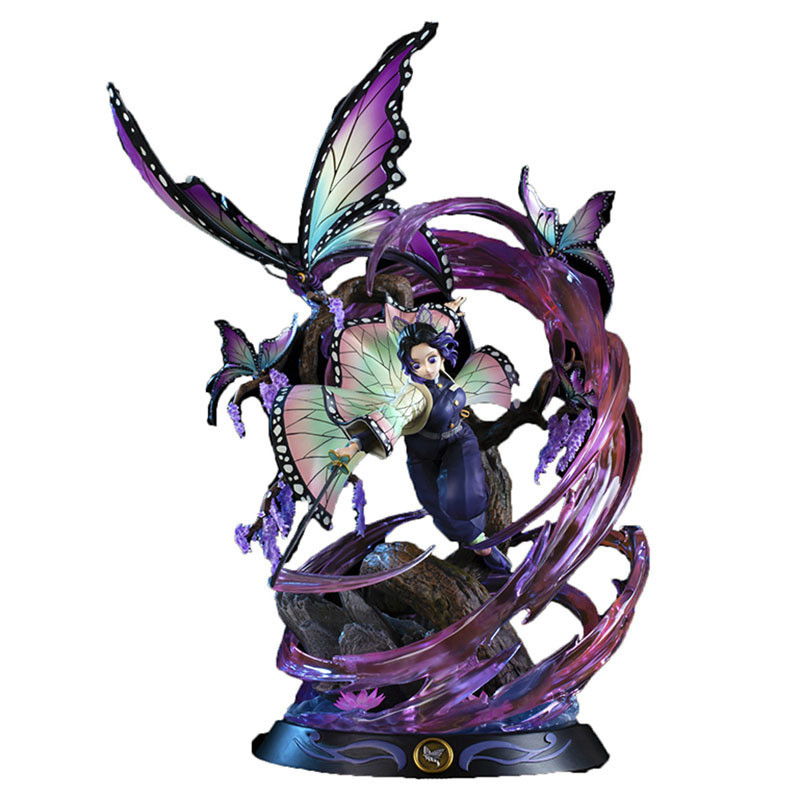 ร้อนอะนิเมะรูปของเล่น 31 ซม.Kochou Shinobu Action Figure Kimetsuไม่มีYaibaตุ๊กตาDemon Slayer Action 