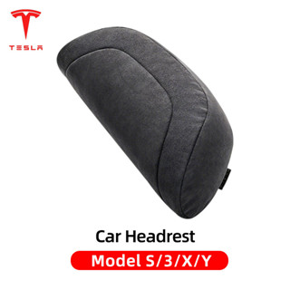🚚จัดส่งจากไทย🚚พนักพิงศีรษะเบาะรถยนต์ Tesla Model S 3 X Y ขนา…
