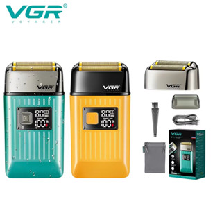 VGR V-357 เครื่องโกนหนวดไฟฟ้า VGR เครื่องเล็มหนวดเคราแบบเปีย…