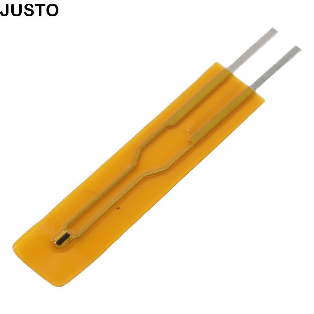 JUSTO 50PCS Thin Film Thermistor, MF55-104F-B3950-L25(100K 3950) ฉนวน MF55 B3950 Thermistor, Precisi