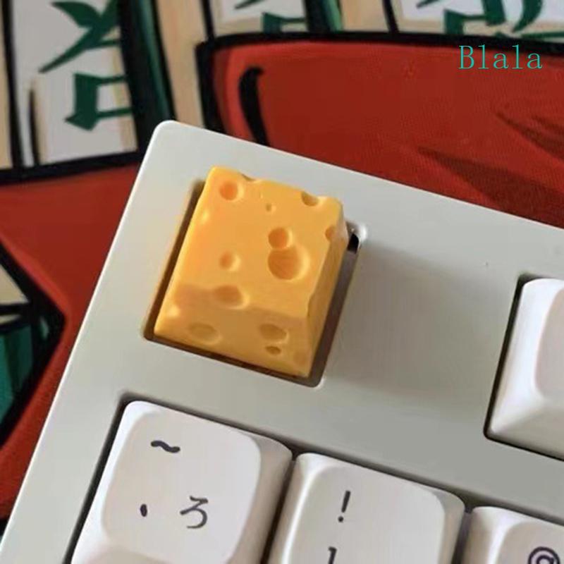Blala Cheese Keycap น่ารัก ESC บุคลิกภาพเรซิ่นคีย์บอร์ดสําหรับ Key Cap Chesse